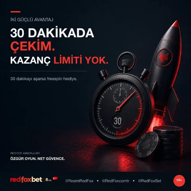 Redfoxbet Telegram: RedFoxBet’te limitler değil, fırsatlar konuşur. Kazanç limiti olmadan özgürce…