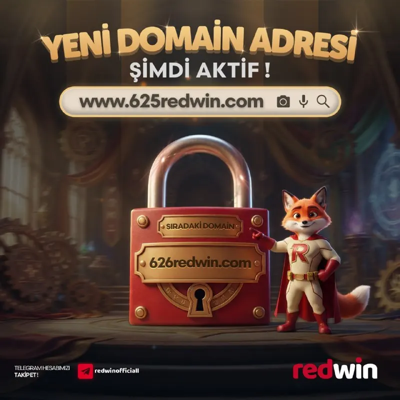 Redwin Telegram: Güncel domain adresimiz: www.625redwin.com/tr ⚠️ Bunun dışında aslı olmayan…