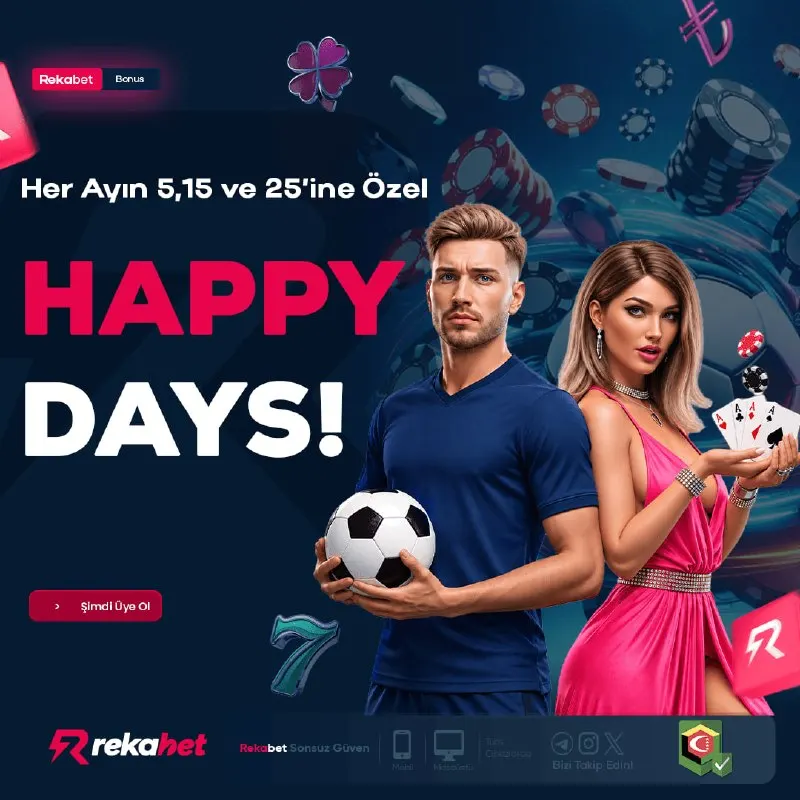 Rekabet Telegram: ⏰ Kazandıran gün geldi! 🚨 Bu gün seni bekleyen tek şey şans değil! 🎰 %100 Happy…