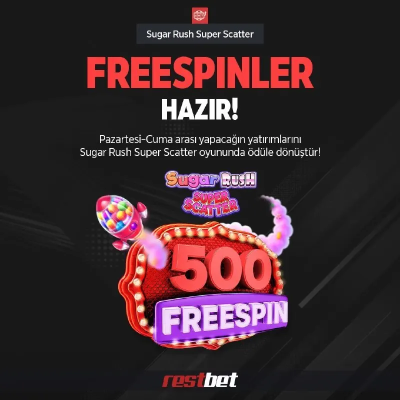 Restbet Telegram: 🎰 FREESPINLER HAZIR, SAHİPLERİNİ BEKLİYOR! 💰 Pazartesi - Cuma günleri yapacağın…