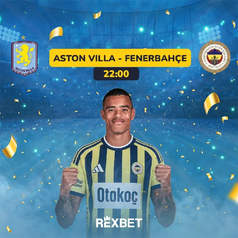 Rexbet Telegram: ⚽️ Şampiyonlar Ligi'nde Fenerbahçe sahne alıyor! Aston Villa ile kozlarını…