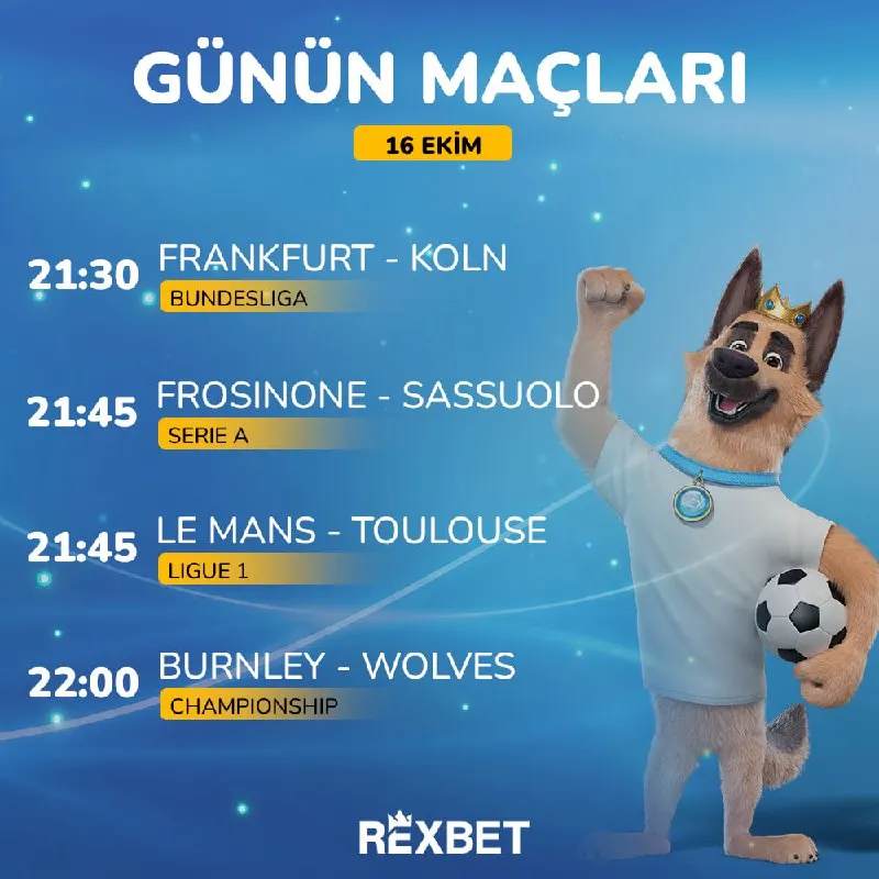 Rexbet Telegram: ⚽️ Günün heyecanla beklenen futbol karşılaşmaları bu sayfada! Championship'te…
