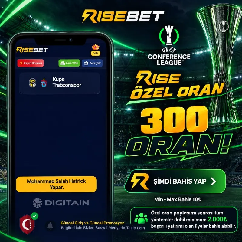 Risebet Telegram: 😍😍😍😍😍😍😍 🇫🇮 KUPS 🏆 Trabzonspor 🇹🇷 ✅ Mohammed Salah Hatrick Yapar. 🔼Min Max…