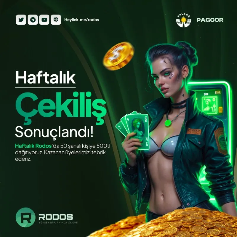 Rodosbet Telegram: 👑 RODOSBET'TE ÇEKİLİŞ KAZANANLARI AÇIKLANDI! 👑 🎁 Kazandığınız ödüller…