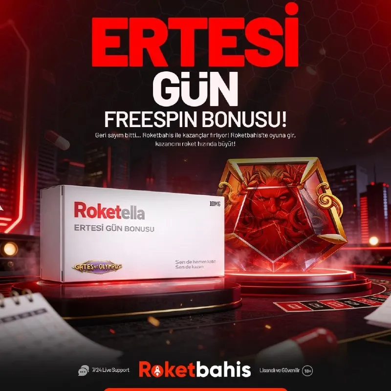 Roketbahis Telegram: 🎰ERTESİ GÜN FREESPIN YAĞMURU ! 🍭Sweet Bonanza'Da Şeker Gibi Kazanç ! ⭐️500₺ –…