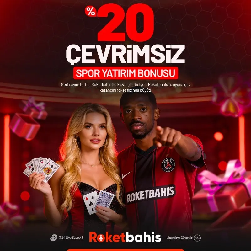 Roketbahis Telegram: 🚀🚀🚀🚀🚀🚀🚀'de %20 SPOR Çevrimsiz Bonus 📣 Yatırımlarınıza 🔣2️⃣0️⃣ ⚽️ Çevrimsiz SPOR…