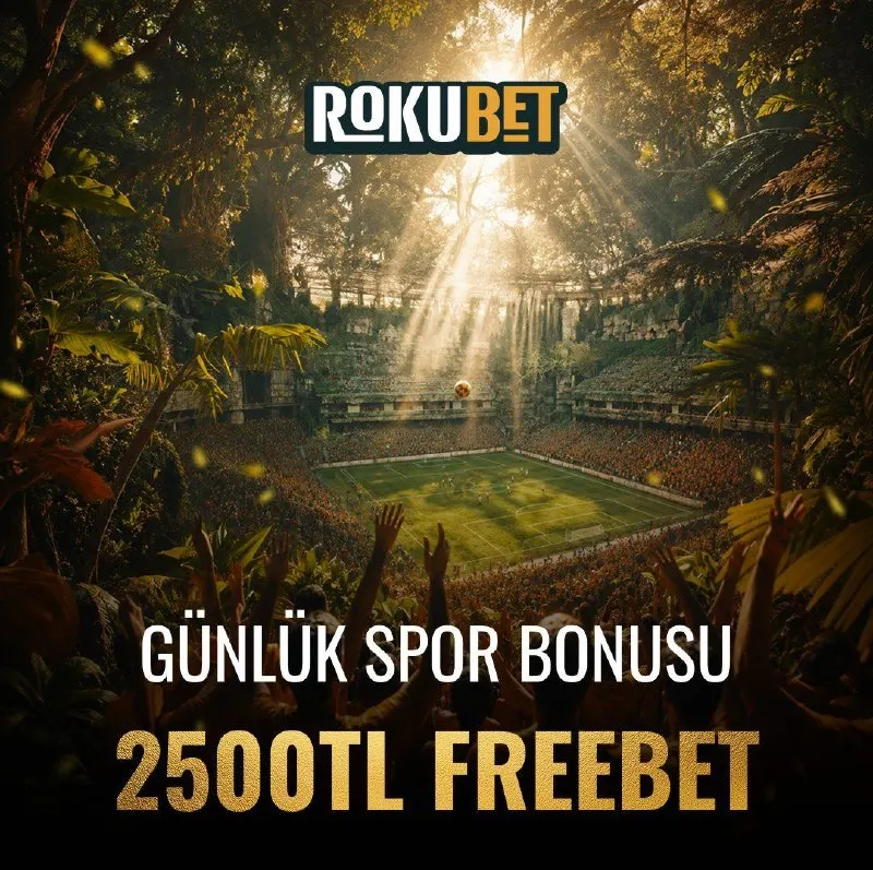 Rokubet Telegram: ⚽️ GÜNLÜK SPOR BONUSU! ⚽️ Rokubet'te sadakat seviyene özel her gün 2.500 TL'ye…