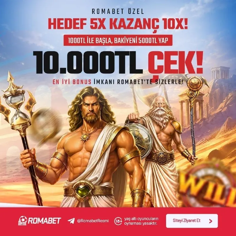 Romabet Telegram: ✍️✍️✍️✍️✍️✍️ 🎯5X YAP – 10X ÇEK CHALLENGE! 🎯 ➡️Pragmatic Play slotlarında…