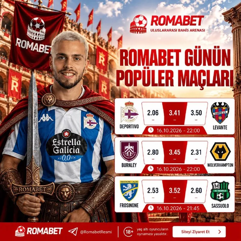 Romabet Telegram: ✍️✍️✍️✍️✍️✍️✍️ 🎯 Günün öne çıkan karşılaşmaları 💰 Yüksek oranlarla kuponunu…