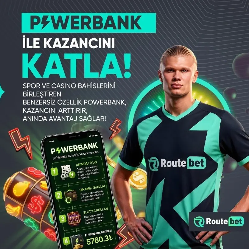Routebet Telegram: Powerbank ile Kazancını Katlama Fırsatı RouteBet'te! 🔼 Spor kuponunuzun…
