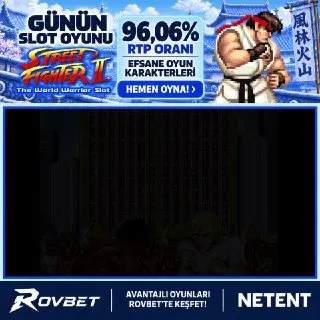 Rovbet Telegram: ⭐NETENT'TEN UNUTULMAZ BİR EFSANE: STREET FIGHTER II!⭐ 🔤 %96,06 RTP ORANI 🔤…