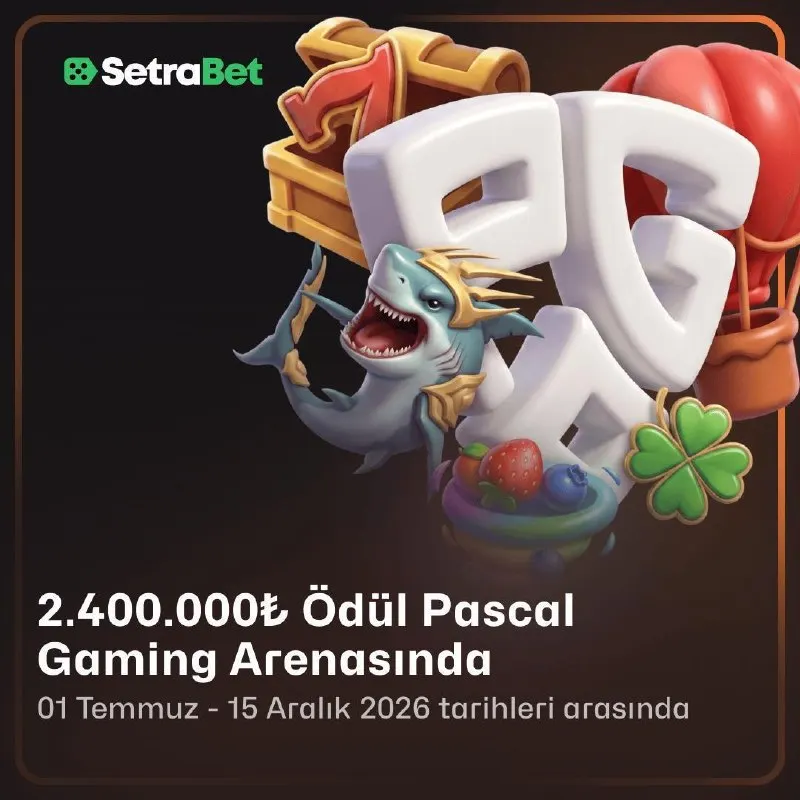 Setrabet Telegram: 🎰 Pascal Gaming Arenasında Dev Rekabet Sürüyor! 💎 6 ay boyunca toplam…