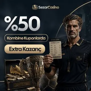 Sezar Casino Telegram: 👑 Kombine Kuponuna 🔣5️⃣0️⃣'ye Varan Ekstra Kazanç Sezar Casino'dan! 👑 ⚽️…