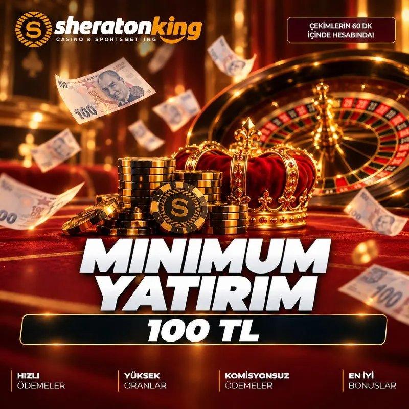 Sheraton King Telegram: 👑⭐SHERATONKING’DE MİNİMUM 100 TL YATIRIM FIRSATI 🫴Minimum 100 TL yatırım ile…