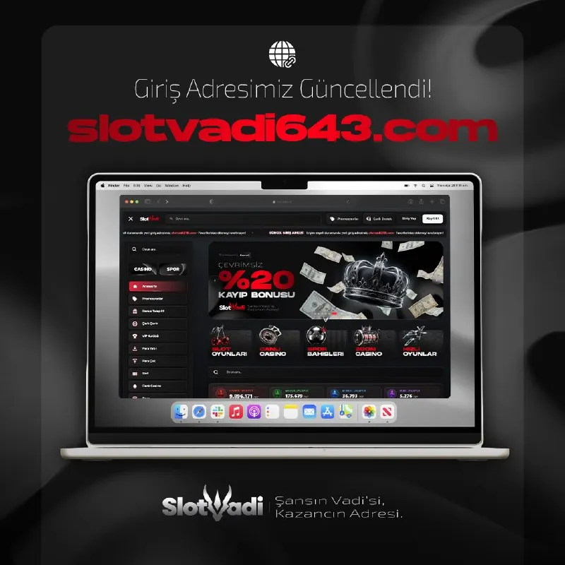 Slot Vadi Telegram: Adres engeline takılmadan, aktif yönlendirme linkimiz 🔗 https://slotvadi643.com…