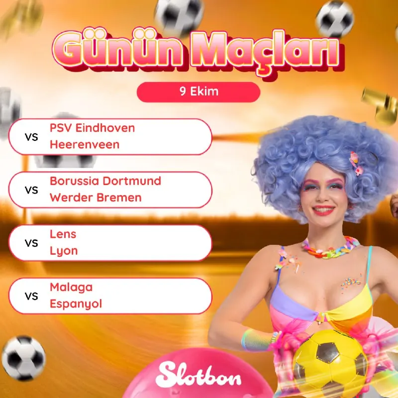 Slotbon Telegram: 🔥 Maç bülteninde dev randevular var! PSV Eindhoven - Heerenveen, Borussia…