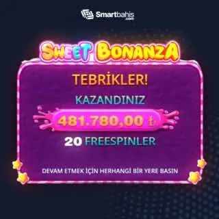 Smartbahis Telegram: 🍭 Şekerler Sahnede, Heyecan Zirvede! ❤️ Sweet Bonanza ile her dönüşte tatlı bir…
