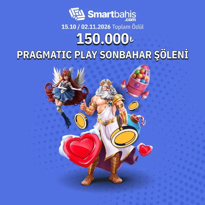 Smartbahis Telegram: 💙 Sonbahar Slot Şöleninde Favori Oyunların Seni Ödüle Taşıyor! 🏆 Toplam ödül…
