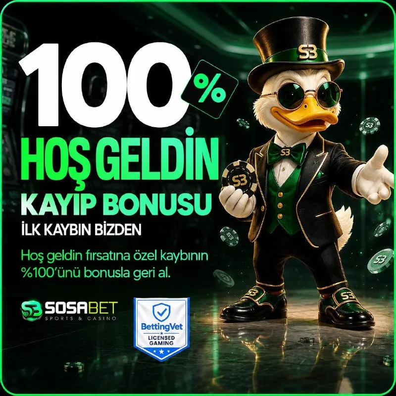 Sosabet Telegram: 💎 SOSABET'TEN %100 KAYIP BONUSU SENİ BEKLİYOR! 😌 İlk yatırımına özel, EGT &…