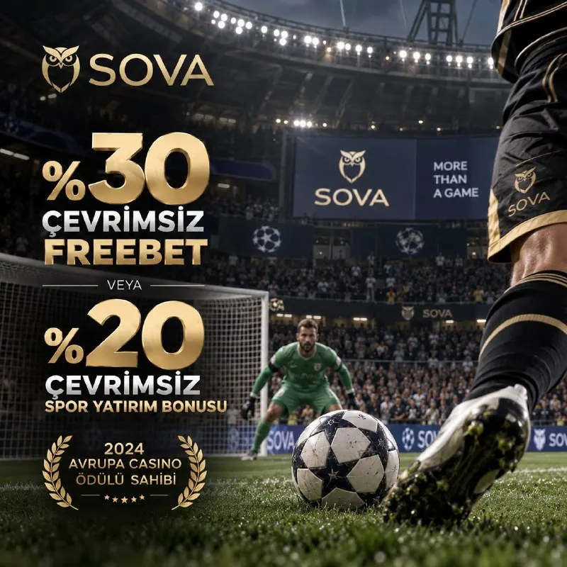 Sovabet Telegram: ⚽️SPORDA AYRICALIK SOVA’DA Futbol heyecanını avantajlı bonus seçenekleriyle…