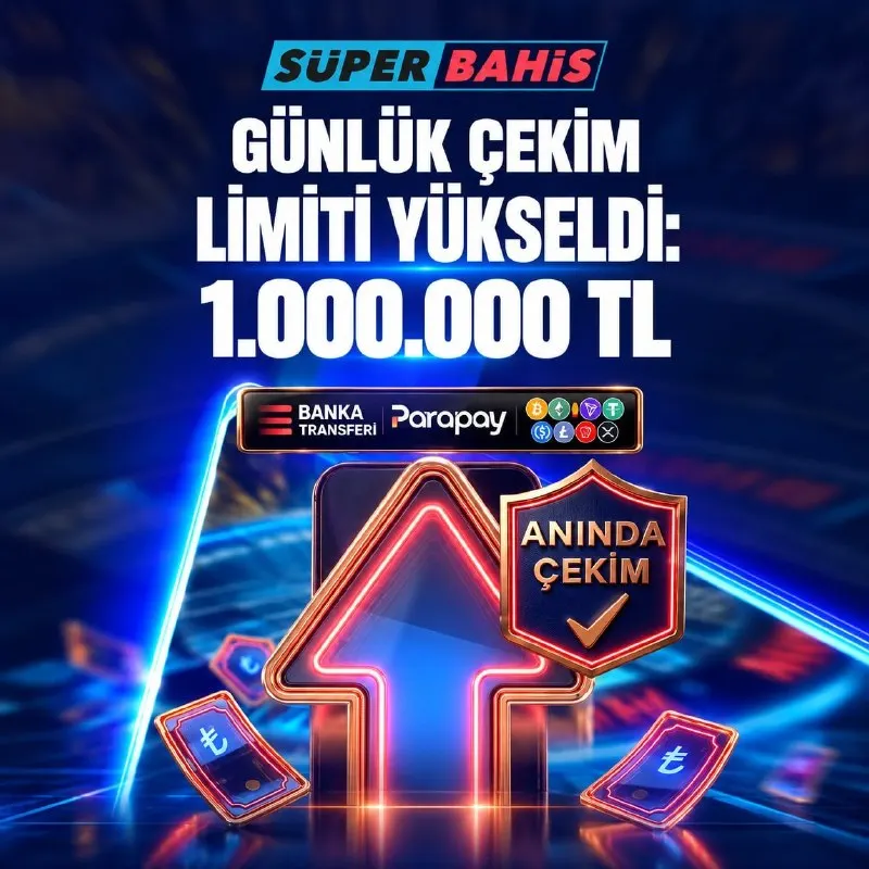 Süperbahis Telegram: ⚡️ SÜPER KAZANÇLARA ANINDA ÇEKİM! 💸 Süperbahis’te kazancınıza ulaşmak artık çok…
