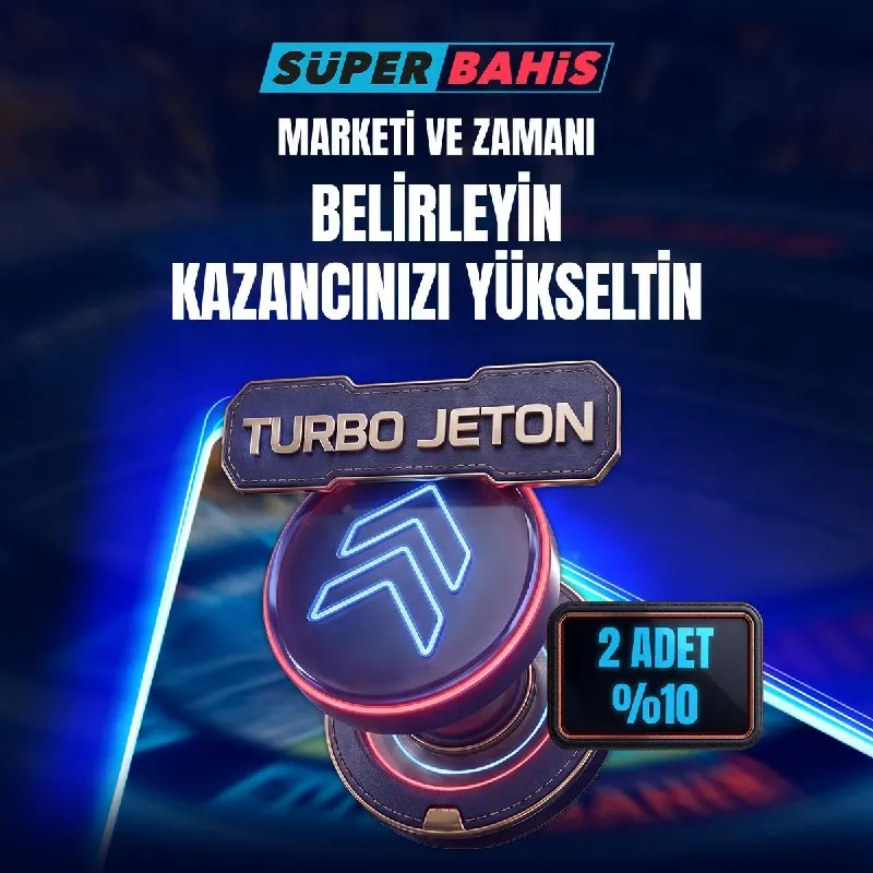 Süperbahis Telegram: 🚀 HER CUMA 2 ADET %10 TURBO JETON! Bahis kazancınızı %10 yükseltme şansı…
