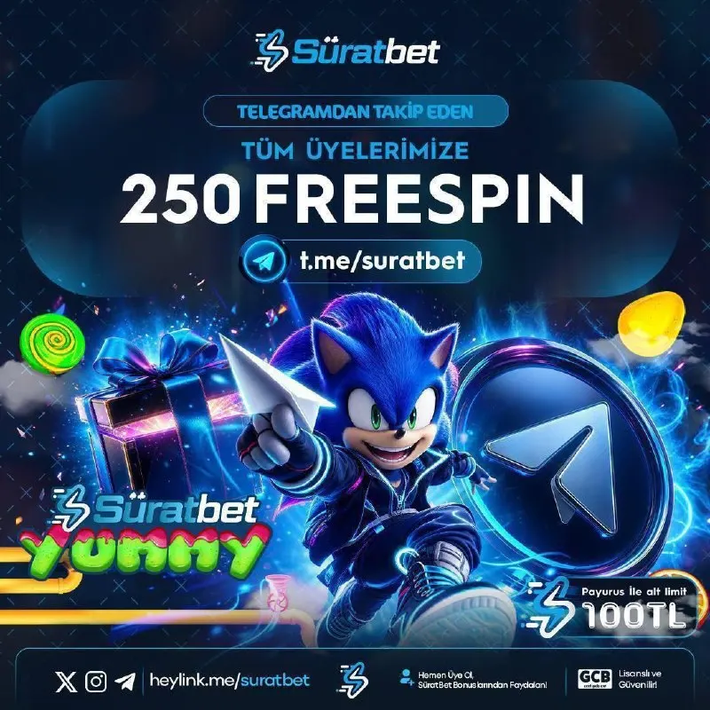 Süratbet Telegram: Süratbet'te Tüm Üyelerimize Özel Kaçırılmayacak Fırsat 🤑 💙Telegram Kanalımızı…