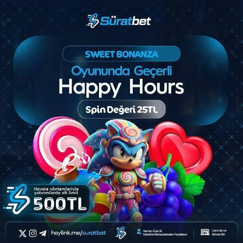 Süratbet Telegram: 🤩🤩🤩🤩🤩 🤩🤩🤩🤩 ⚡SİZ İSTEDİNİZ SÜRAT YAPTI 🔞 Şeker gibi saatler başladı! 🔞 🔞 Sweet…
