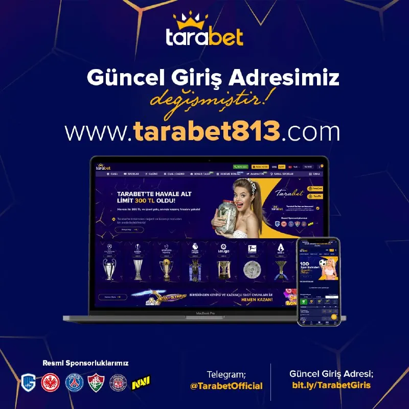 Tarabet Telegram: Değerli Üyelerimiz; Tarabet güncel giriş adresimiz tarabet813.com olmuştur…