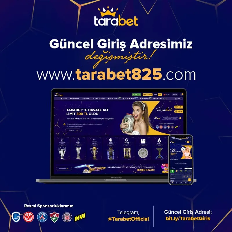 Tarabet Telegram: Değerli Üyelerimiz; Tarabet güncel giriş adresimiz tarabet825.com olmuştur…