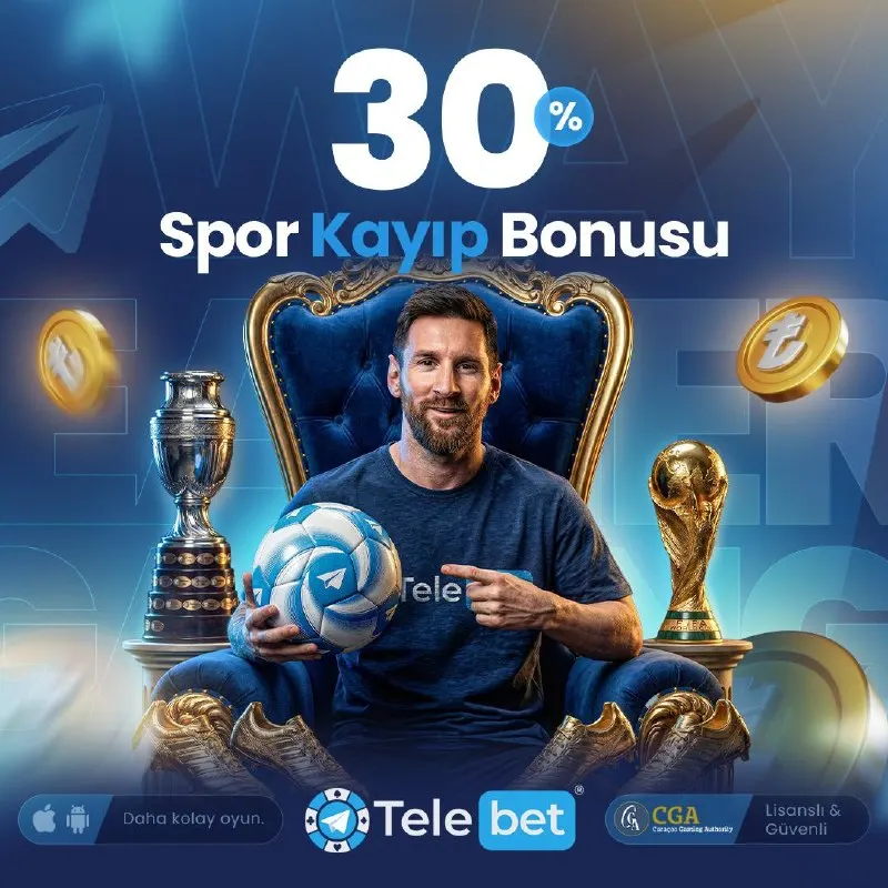 Telebet Telegram: ⚽️ Spor Bahislerinde %30 Kayıp Bonusu! Telebet’te spor heyecanı tek maçla…
