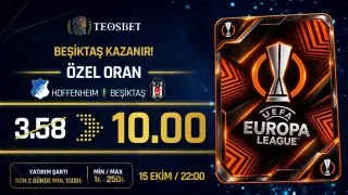 Teosbet Telegram: 🚨 TEOSBET ÜYELERİNE ÖZEL ORAN! 🚨 Hoffenheim - Beşiktaş maçına özel seçilen dev…