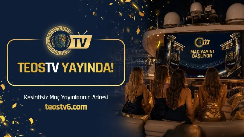 Teosbet Telegram: 📺 MAÇ HEYECANI TEOSTV'DE! ⚽️ Kesintisiz ve yüksek kalitede canlı maç yayınları…