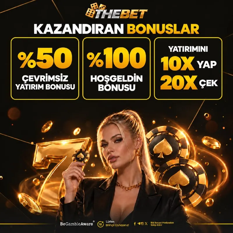Thebet Telegram: 💵%50 ÇEVRİMSİZ 2500TL BONUS! 💶Ana Para Ve Bonusun 1 Katı Çevrim Yeterlidir. 📌…