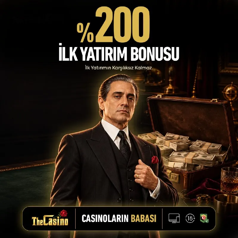 TheCasino Telegram: %200 İLK YATIRIM BONUSU! 1.000₺ – 5.000₺ arası ilk yatırımınıza %200 bonus…