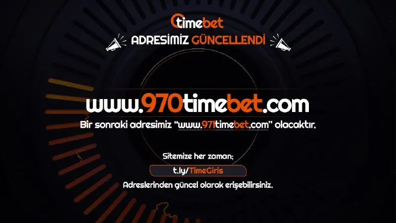 Timebet Telegram: 📣 Domain adresimiz www.970timebet.com olarak güncellenmiştir. Bunun dışında…