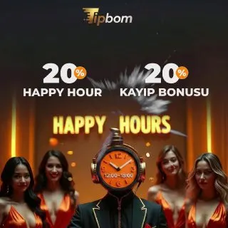 Tipbom Telegram: 🎯ÇİFTE ŞANS %20 HAPPY HOUR + %20 KAYIP BONUSU! 🔹 ⏳Her gün 12.00 – 15:00…