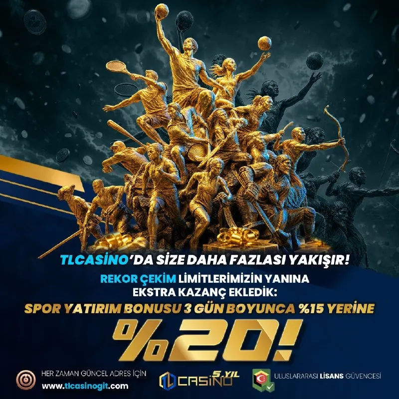 TLCasino Telegram: 🏳️TLCASİNO'DA SİZE DAHA FAZLASI YAKIŞIR !🏳️ REKOR ÇEKİM LİMİTLERİMİZİN YANINA…