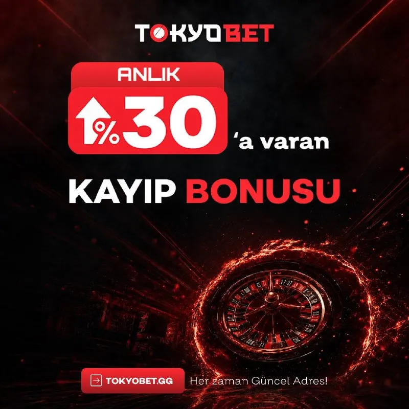 Tokyobet Telegram: 🍀 Kazancın adresi Tokyobet’ten herkese 2. Şans! 🔥 %30’a varan anlık kayıp…