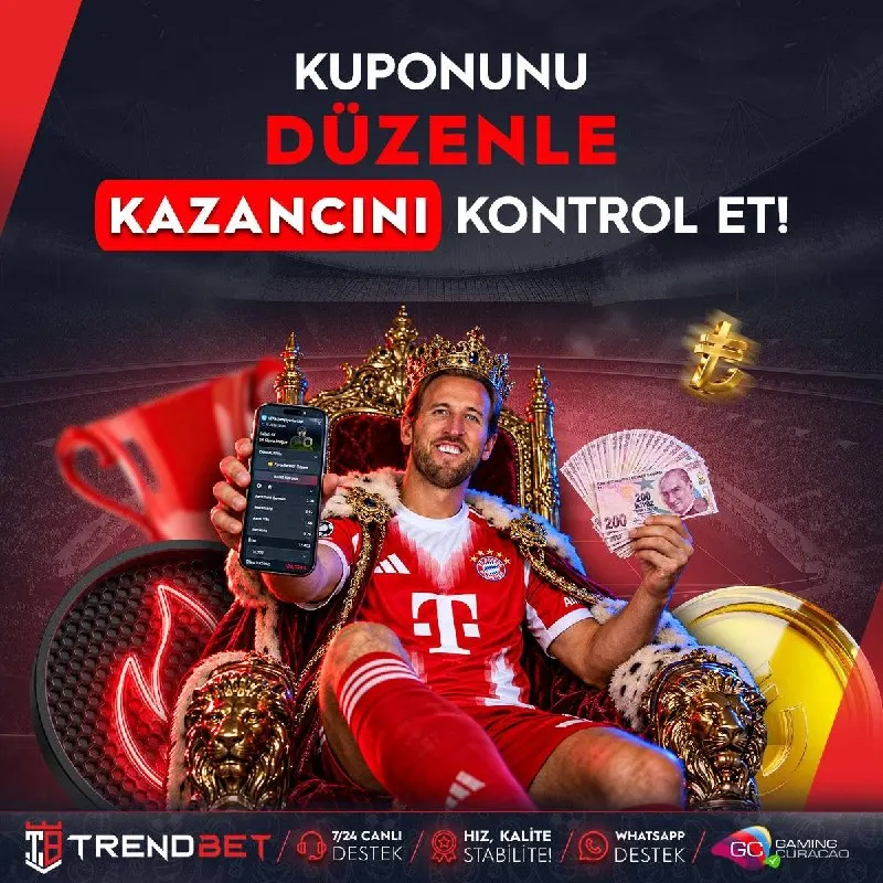 Trendbet Telegram: 🏆 #TrendBet ‘te Bahis Bozdurma İle Kaybetmek Artık Çok Uzak❗️ ⚽️ Riske Girmek…