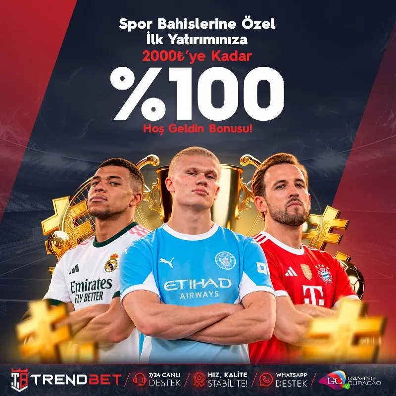 Trendbet Telegram: 🔔 #TrendBet ' ten Hoş Geldin Hediyesi 💵 ⚽️ Spor Bahislerinize Özel İlk…