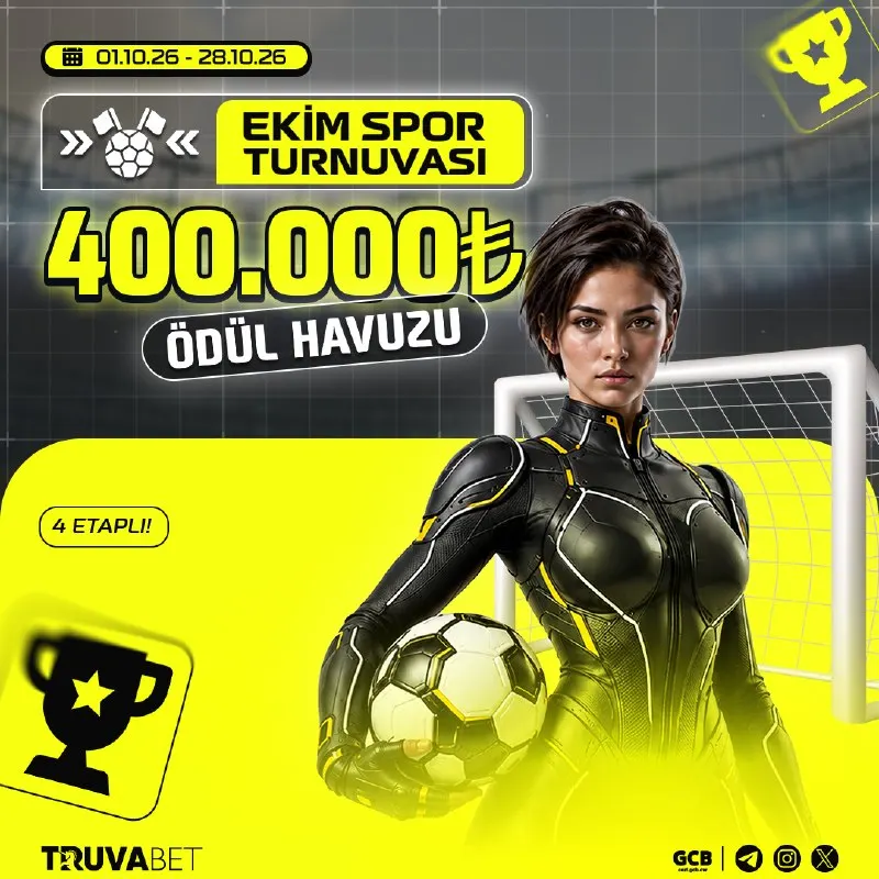 Truvabet Telegram: 🏆 #Truva'dan spor severlere özel Spor Turnuvası Ekim ayında da devam ediyor! 🗓…