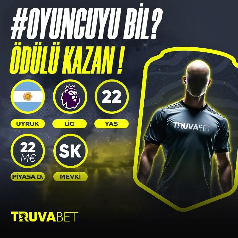Truvabet Telegram: ⚽️ Tahminlerin #Truva’da kazançlara dönüşüyor! ❓ Görseldeki saklı oyuncu…
