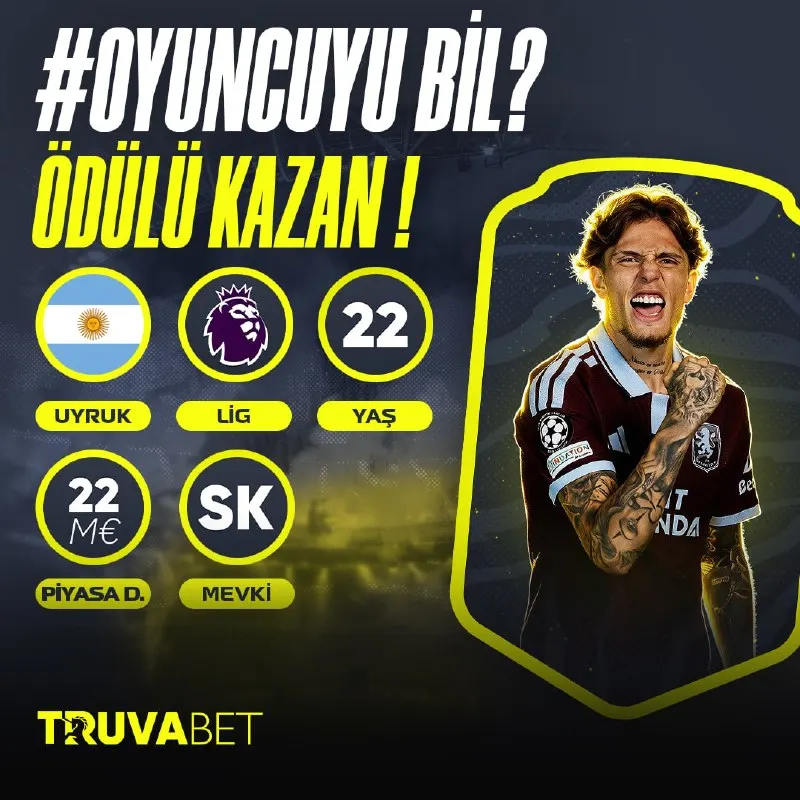 Truvabet Telegram: ⚽️ Etkinlik sonucu! - Kazanan üyeleri tebrik ederiz! ❓ Doğru cevap: Alejandro…