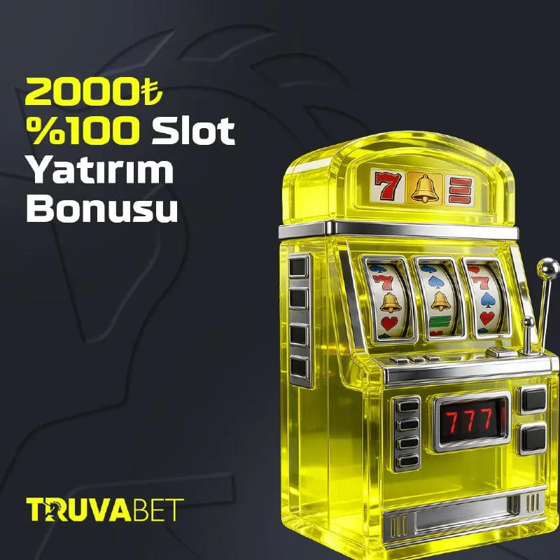 Truvabet Telegram: 💰 #Truva'dan SLOT severlere özel! 🎰 Slot keyfini turbo başlat! 2000₺ - %100…