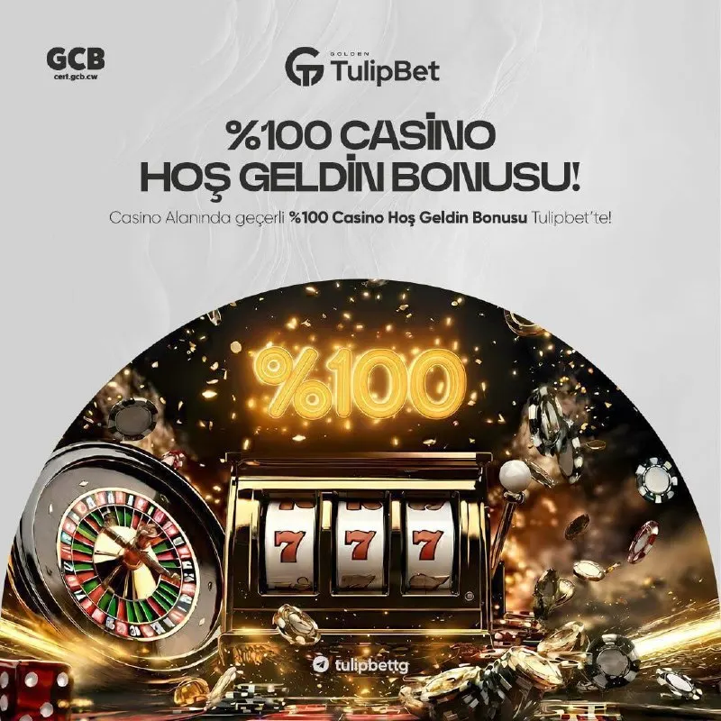 Tulipbet Telegram: 👑 Casino heyecanına iki kat güçlü başlamaya hazır mısın? 💎 %100 Casino Hoş…