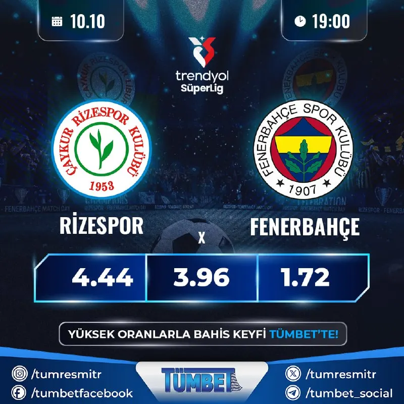 Tümbet Telegram: Fenerbahçe, Rize deplasmanında! Eyüpspor'u 8-0 mağlup ederek tarihi bir…