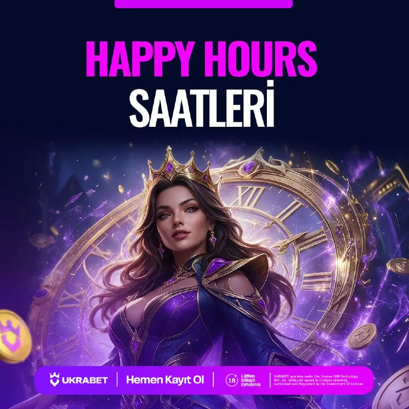 Ukrabet Telegram: 💰 UKRABET HAPPY HOURS BAŞLADI! 💰 💵2.000 TL'ye varan nakit bonusu seni bekliyor!…