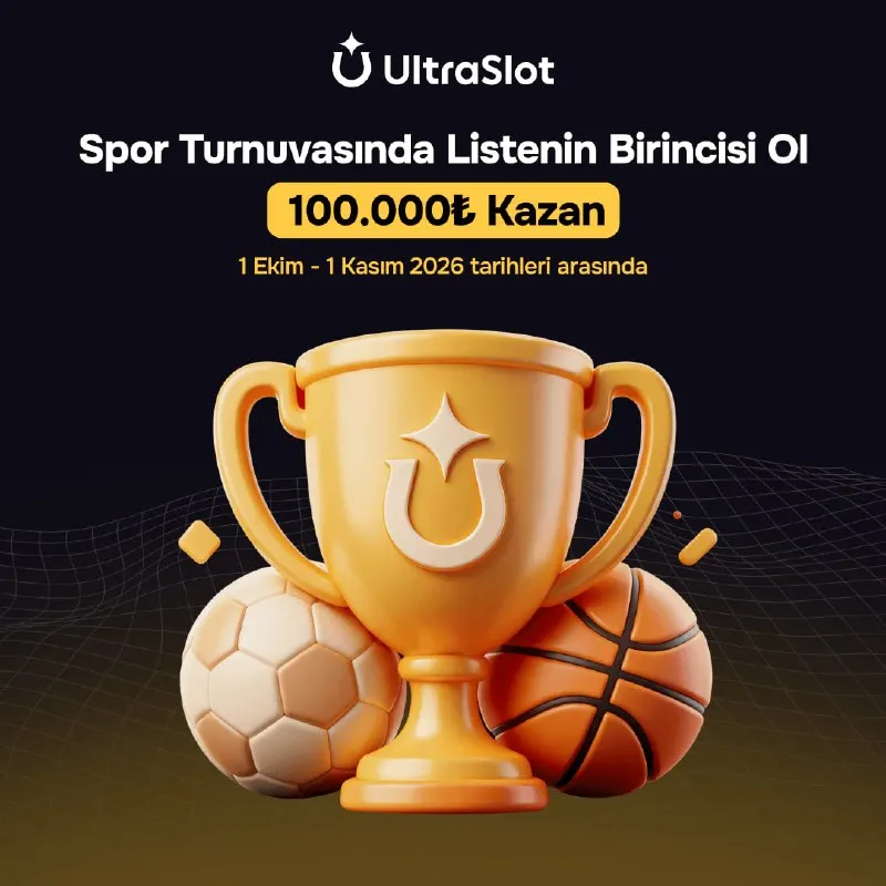 Ultraslot Telegram: 🏆 100.000 TL Ödüllü Spor Turnuvası Başladı! ⚽️ Sahadaki tahminlerinle zirveye…