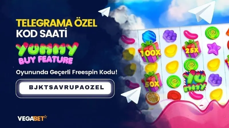 Vegabet Telegram: 🟥🟥🟥🟥 500 TL HAVALE:TÜM BONUSLARA EK🎁 🍭500 Kişiye 100 Yummy Spin dağıtıyoruz!🍩…